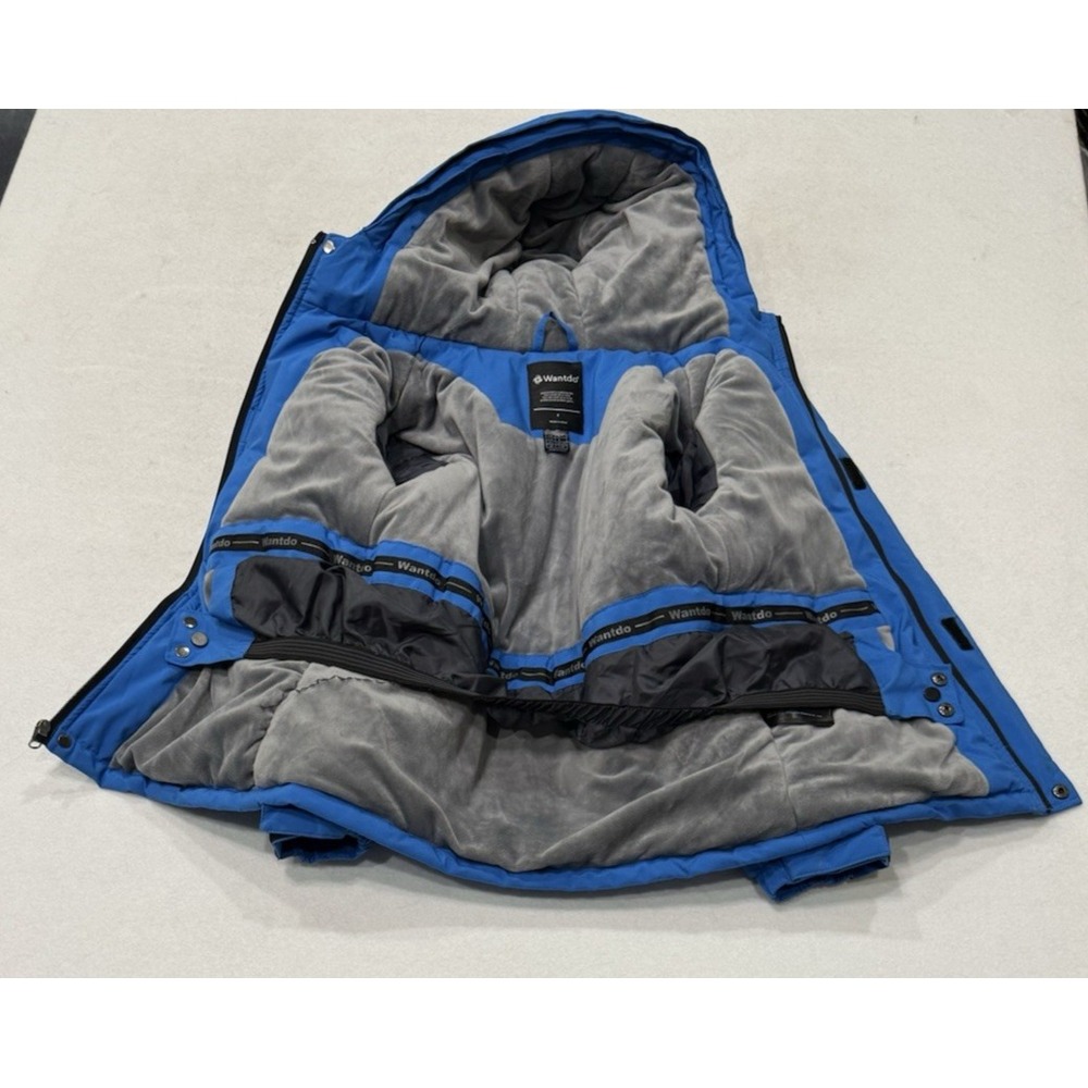 Wantdo Kids Ski/Snowboarding Jacket blue size 8 - Picture 7 of 7